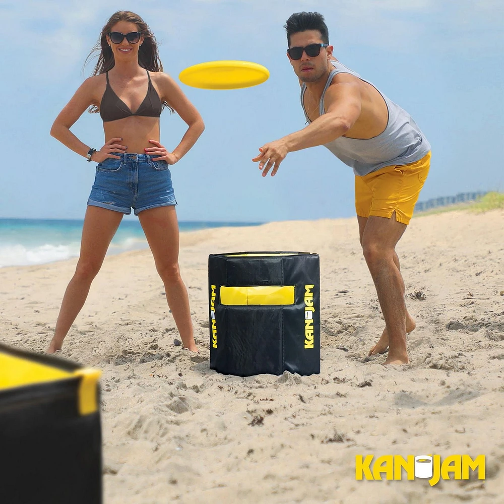 Kan Jam Travel Folding Disc Game Set for all ages, Travel Disc Game Set