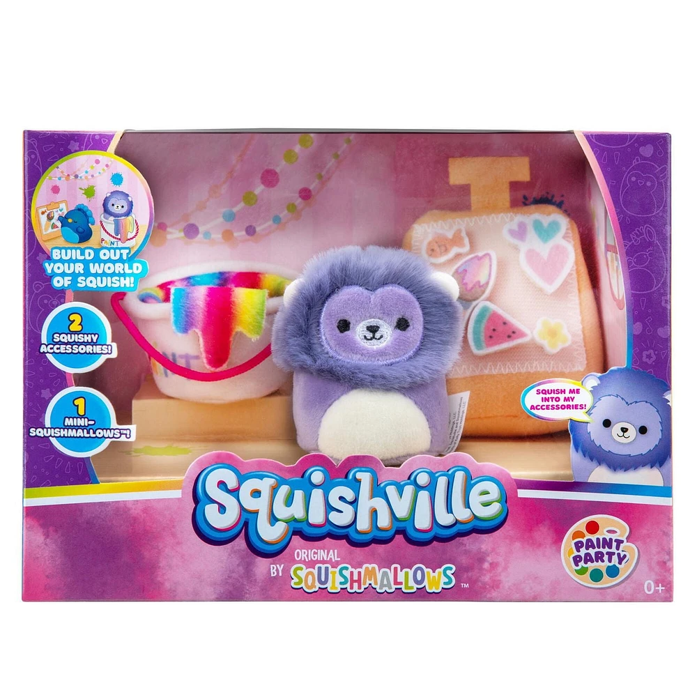 Ensemble d'accessoires Squishville - Fête de la peinture