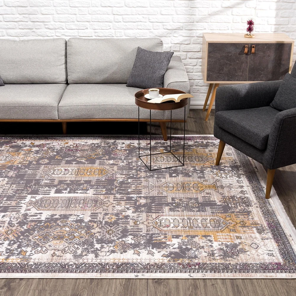 Rug Branch Amalfi Collection Modern Oriental Runner Area