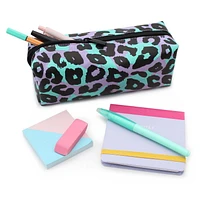 Pen+Gear Pochette imprimé léopard sauvage (LxlxH): 8.46 x 2.16 x 3.14"