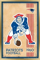 NFL New England Patriots - Retro Logo 14 Wall Poster
