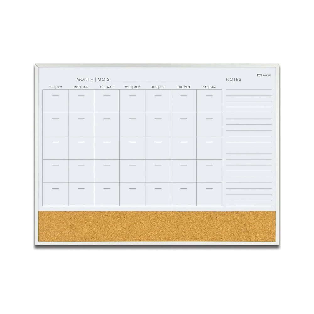 Tableau Calendrier Combo Quartet 17 x 23 Aluminium Tableau Calendrier