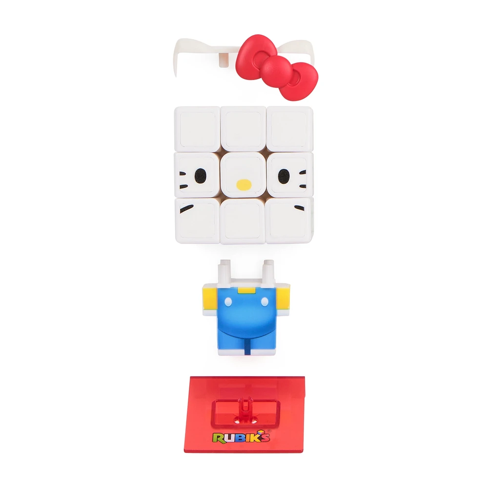 Rubik's Cube, Hello Kitty Cuber, résolution de problèmes difficiles, casse-tête à collectionner, jouet à manipuler Sanrio Hello Kitty, pour adultes et enfants à partir de 8 ans Rubik's Jeux de société
