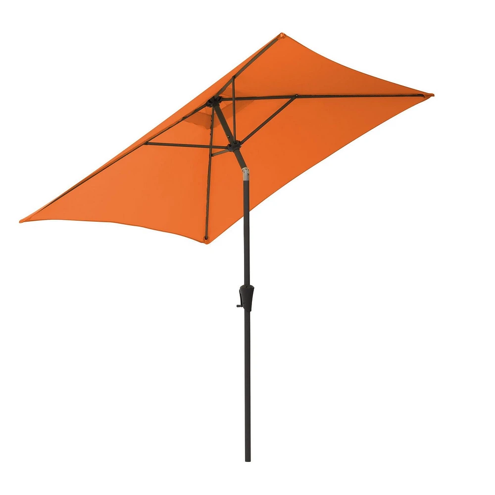 Parasol d'extérieur inclinable en tissu durable de 2 m x 2 m avec cadre en acier CorLiving