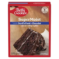 Betty Crocker Super Moist Devil's Food Cake Mix, 375 g