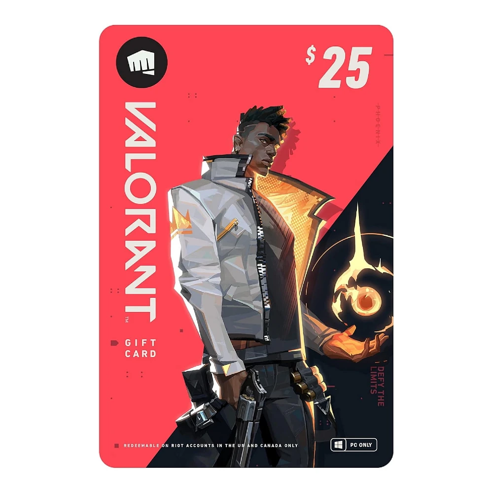Riot Valorant $25 (Code Numérique)