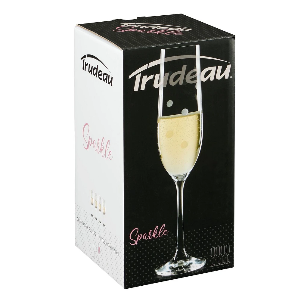 SPARKLE FLUTES À CHAMPAGNE 190ML BTE/4