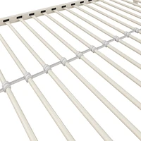 DHP Everleigh Triple Metal Bunk Bed, Twin/Twin/Full, Off White