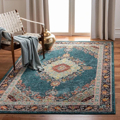 SAFAVIEH Madison Sonam Floral Bordered Area Rug