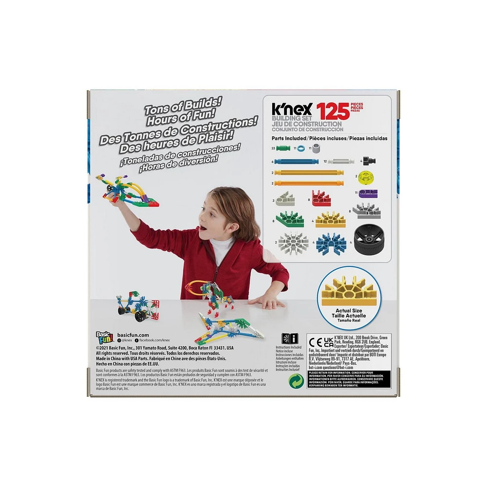 Knex Beginner Builds - 125 pc / 10 Model