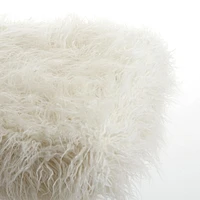COUSSIN EN FOURRURE DE MONGOLIE 20"X20" 2 PQT