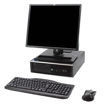 Reusine HP Compaq Bureau Intel i3-2100 3.1GHz 6200 +19"LCD