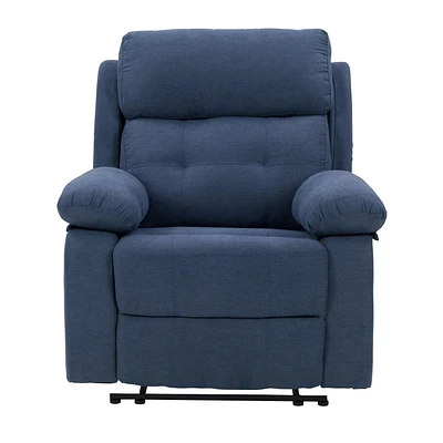 CorLiving Oren Manual Soft High Quality Fabric Recliner