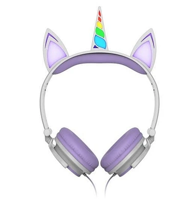 Art+ Sound Unicorn Wired Headphones with LED Lights