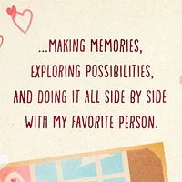 Carte Hallmark pour un époux, une épouse, un copain, une copine – Saint-Valentin ou anniversaire (Là-haut de Pixar, « Life with You Is An Adventure »)