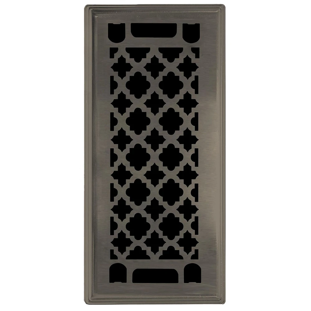 Grille de ventilation en nickel antique Sunday Morning 4 po x 10 po de Floor Choice