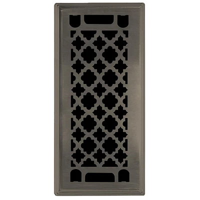 Grille de ventilation en nickel antique Sunday Morning 4 po x 10 po de Floor Choice