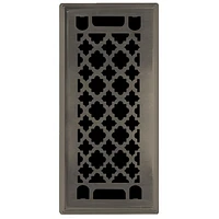 Grille de ventilation en nickel antique Sunday Morning 4 po x 10 po de Floor Choice