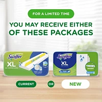 Recharges de linges humidifiés Swiffer grand format pour balayer et nettoyer les planchers, nettoyant pour planchers multi-surfaces, parfum Frais, 12 unités 12CT