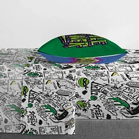 Les Tortues Ninja Ensemble de Draps 3-Pièces pour Lit 1 Place Pour Lit 1 Place