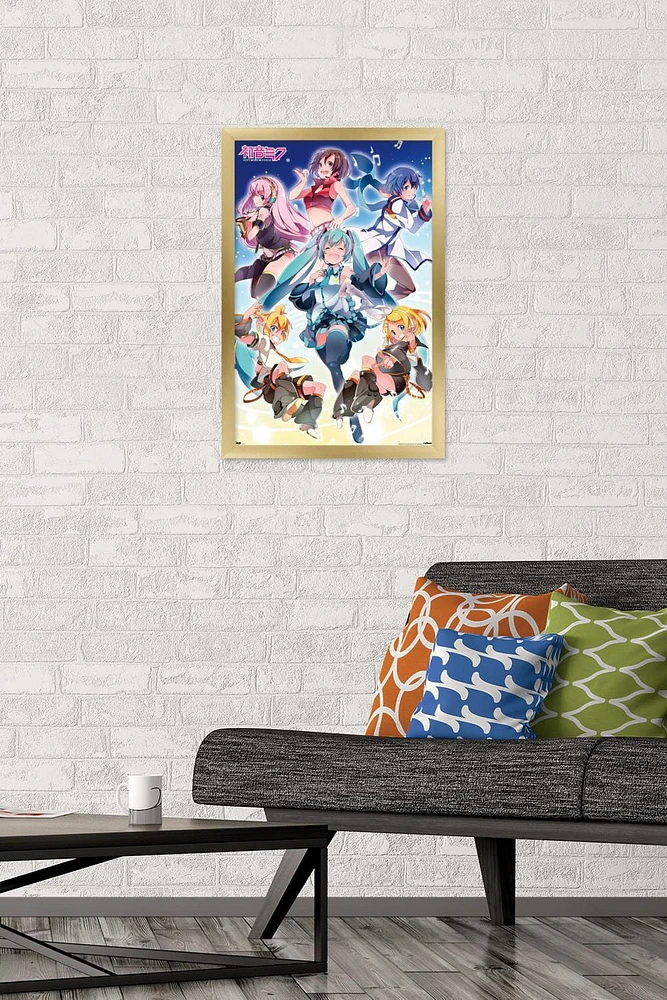 Hatsune Miku - Group Wall Poster, 14.725" x 22.375"