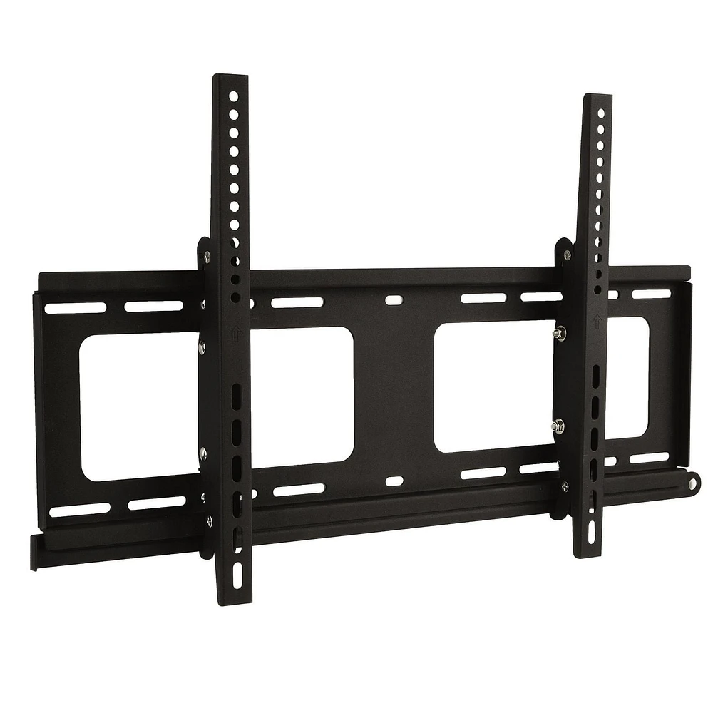 Support mural antivol pour téléviseur inclinable résistant aux intempéries de RCA, 37 po à 90 po - Noir