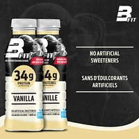 BFIT Lait frappé à teneur élevée en protéines à la vanille 460ML