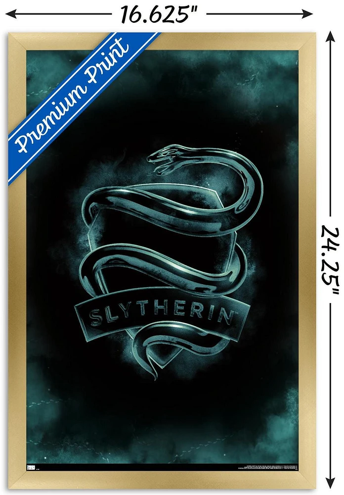 Harry Potter - Slytherin Crest Magic Wall Poster, 22.375" x 34"