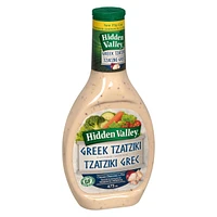Hidden Valley Greek Tzatziki Creamy Dressing & Dip, Put together a quick, easy dinner anytime when you're stocked up with this Hidden Valley Greek Tzatziki Dressing,, 473ml