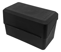 Merangue Boîte à fiches, 3 x 5 Pouces, Noire, Paquet de 2