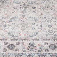 Banburry Light Grey and Dark Grey Woven Area Rug