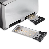 Hamilton Beach 24794C 4-Slice Stainless Steel Toaster, Extra-wide slots