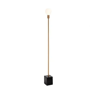 Farmann Floor Lamp with Black natural marble base