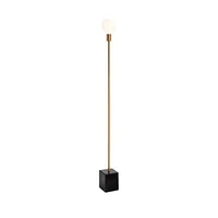 Farmann Floor Lamp with Black natural marble base