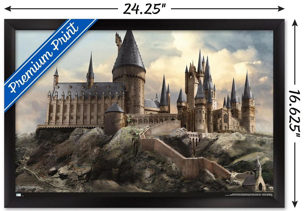 The Wizarding World: Harry Potter - Hogwarts at Sunrise Wall Poster, 22.375" x 34"