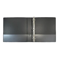 PEN+GEAR 1.5” DURABLE VIEW BINDER, Slant D-Ring,  BLACK
