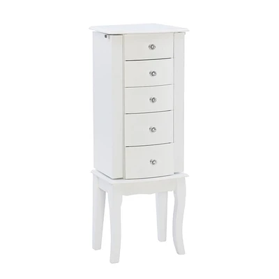 Anderson Armoire à Bijoux, Blanc