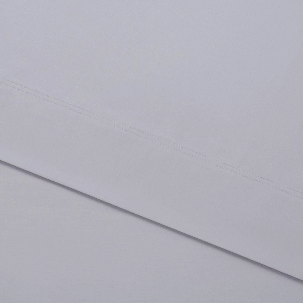 Ensemble de draps 100 % coton à contexture de 400 fils hometrends, satin de coton Taille : 1 place