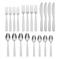 Oneida Sullivan Ensemble de couverts en satin de 20 pièces