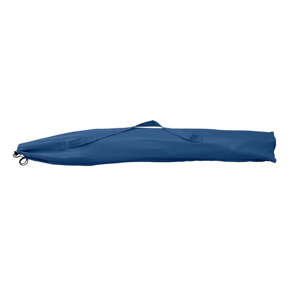Parasol de plage portable CorLiving de 2,3 m avec ancrage pour sable et terre et sac de transport