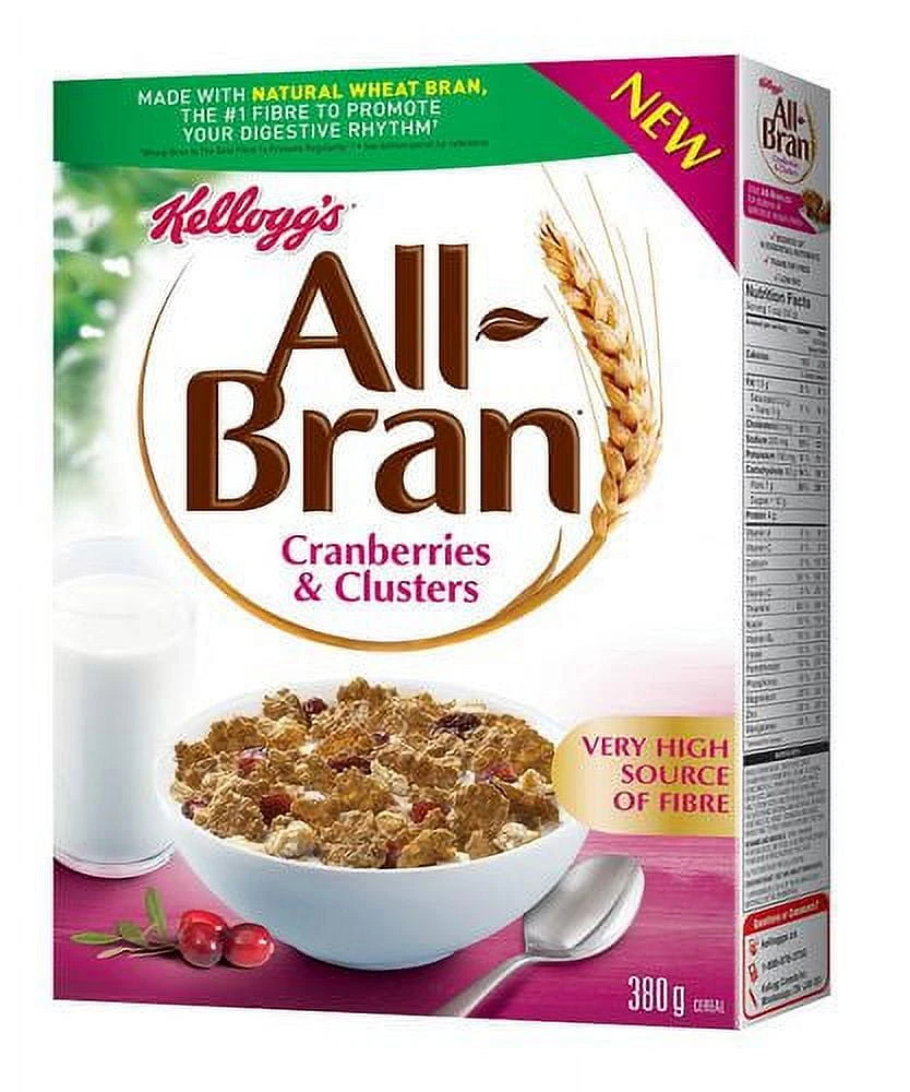 Kellogg's All-Bran* Cranberries & Clusters Cereal