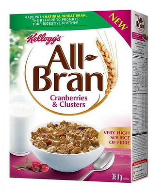 Kellogg's All-Bran* Cranberries & Clusters Cereal