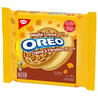 OREO, Maple Creme Sandwich Cookie, Made with Real Quebec Maple Syrup, 261 g