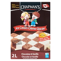 Chapman's Markdale Creamery Chocolate Vanilla Checkerboard Ice Cream, 2L