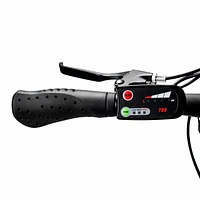 Hyper 26" 36V Electric Mountain Bike for Adults, Pedal-Assist, 250W E-Bike Motor, Blue