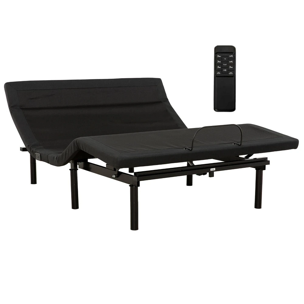 Sora Adjustable Bed Base with USB and Wireless Remote, Full