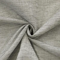 Loft Living Davos, filtrant la lumière panneau de rideau jacquard à double entête 52" x 95", argent