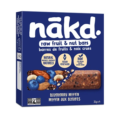 Nakd Muffin au bleuets - Multi Barres délicieuses sans-gluten