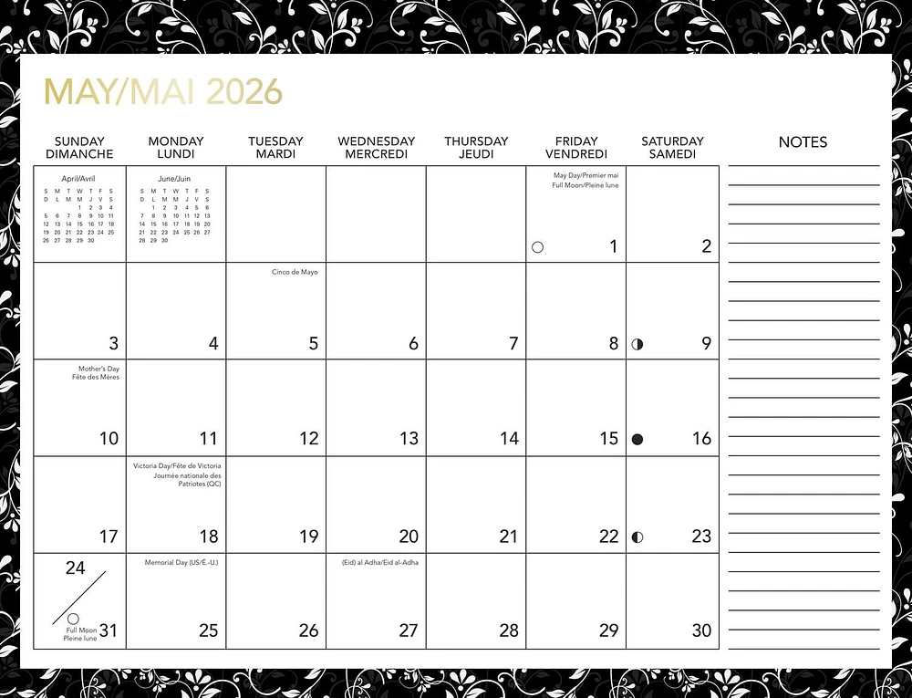 Mead® Family Planning Calendar 2026
