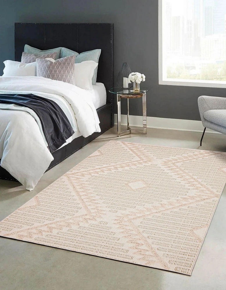 ECARPET Jute Style Area Rug for Bedroom, Living Room, Dining Room Carmen Collection